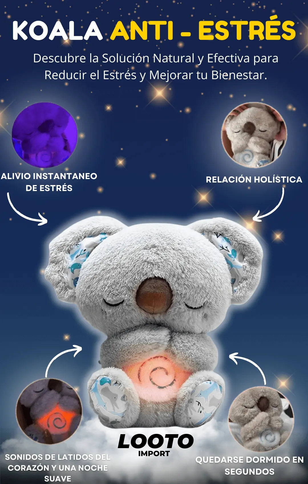 PELUCHE DE KOALA QUE RESPIRA