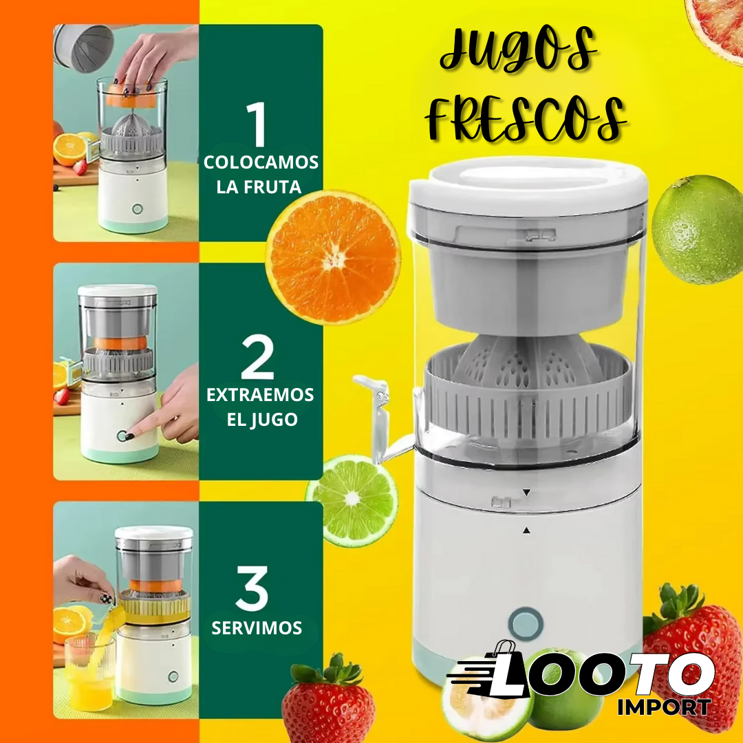 🍊✨ EXPRIMIDOR DE JUGOS ELÉCTRICO PORTÁTIL ⚡🍹