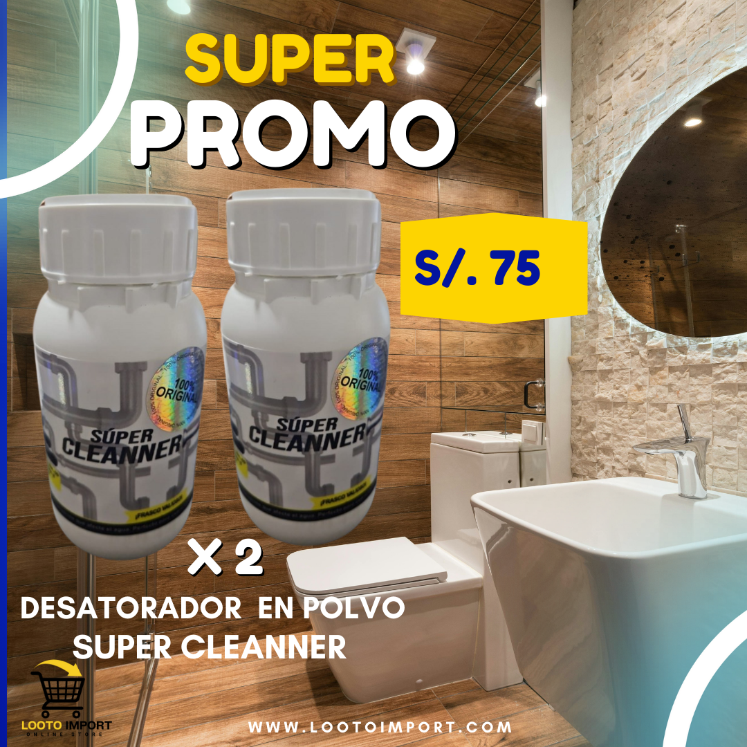 DESATORADOR EN POLVO SUPER CLEANNER