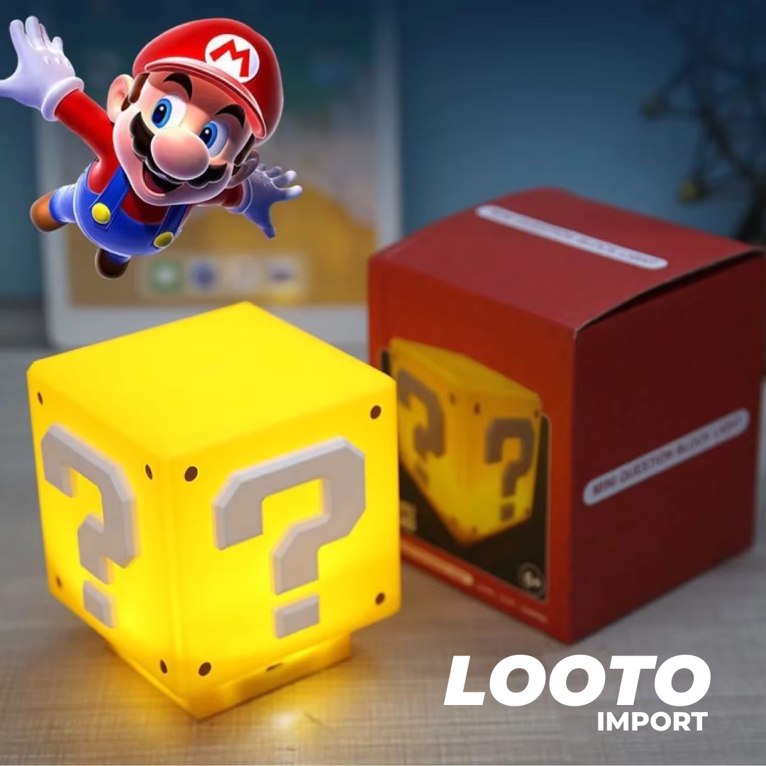 🌟LAMPARA CUBO CON SONIDO DE MONEDA 🎮💡✨