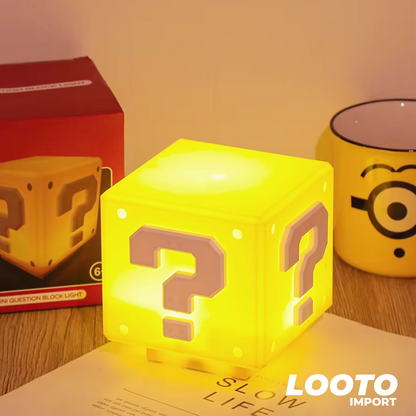 🌟LAMPARA CUBO CON SONIDO DE MONEDA 🎮💡✨